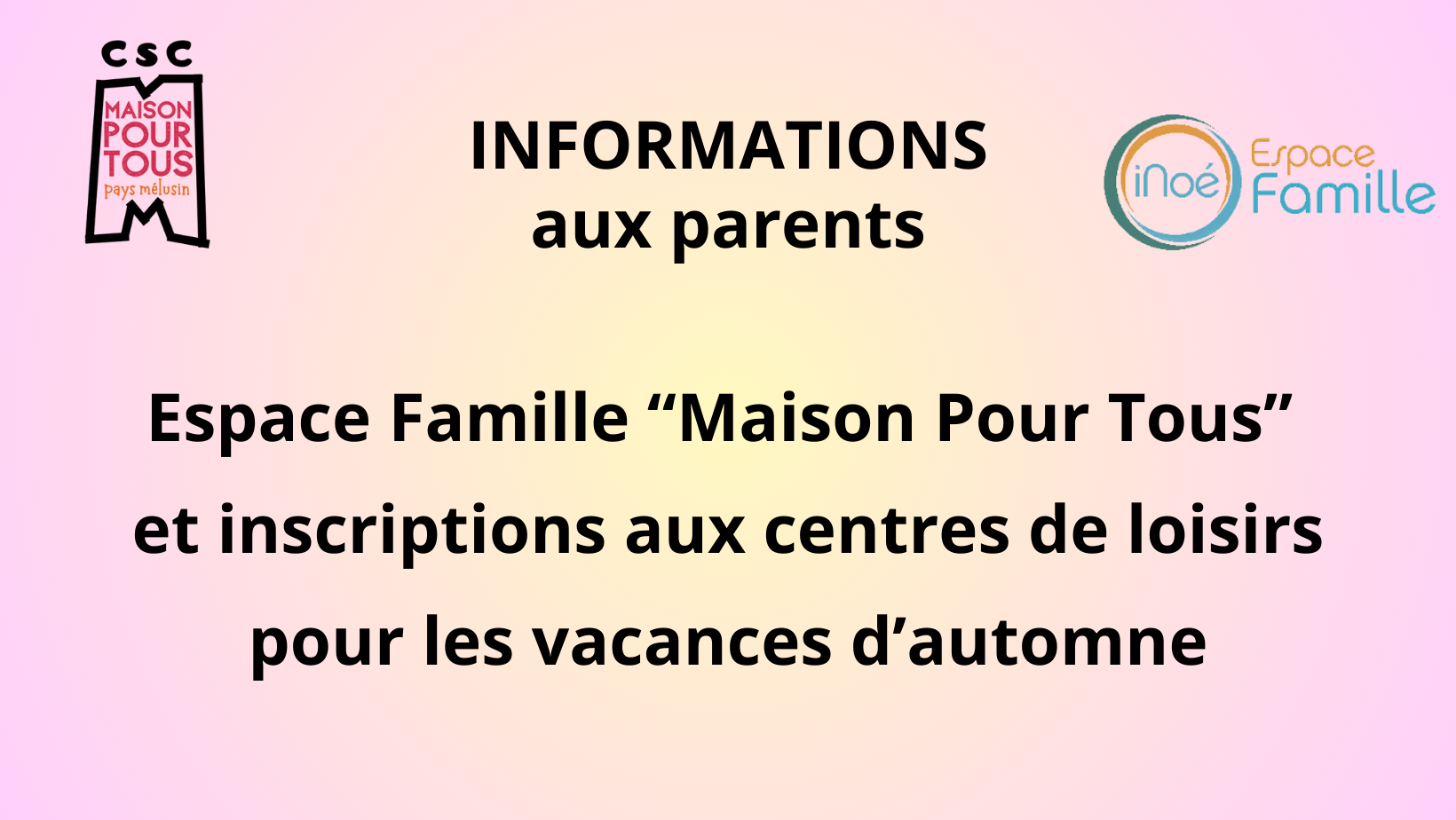 You are currently viewing Infos inscriptions aux centres de loisirs