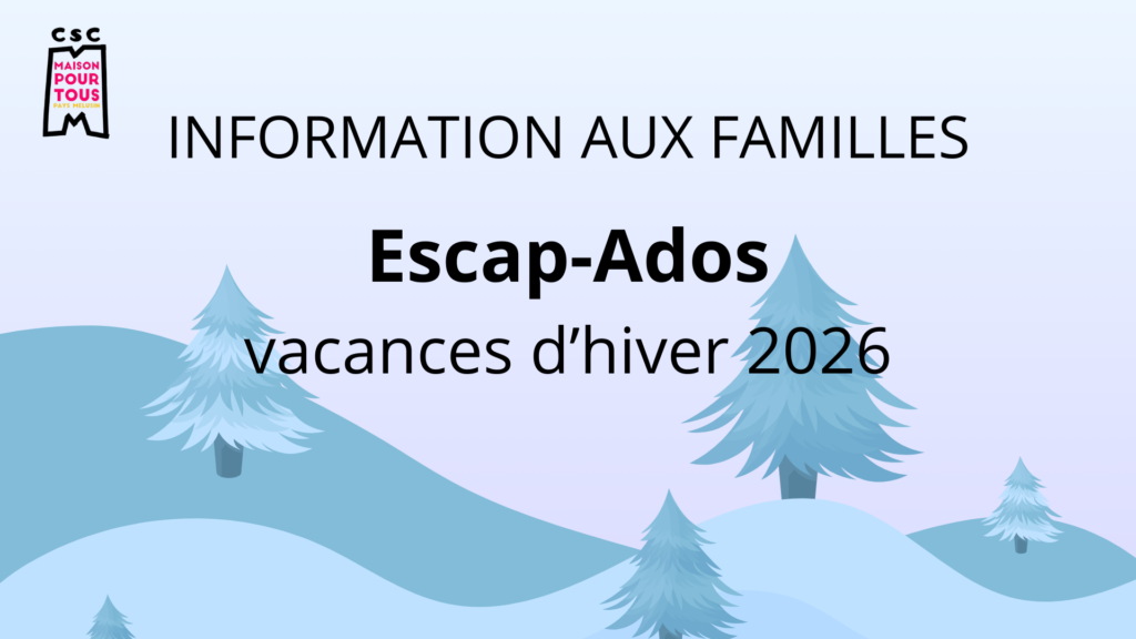 Escap-Ados vacances hiver 2026