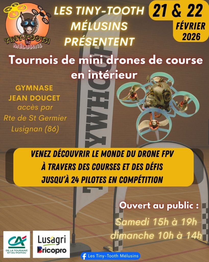Tournois de drones indoor