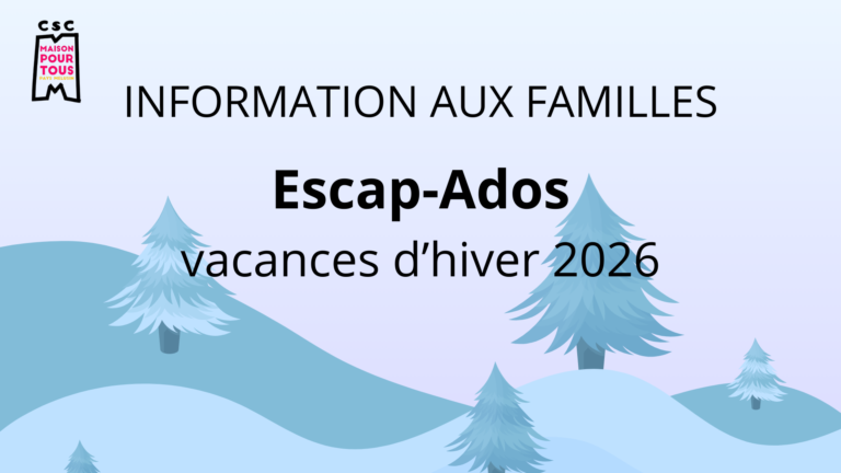 Lire la suite à propos de l’article Escap-Ados vacances hiver 2026