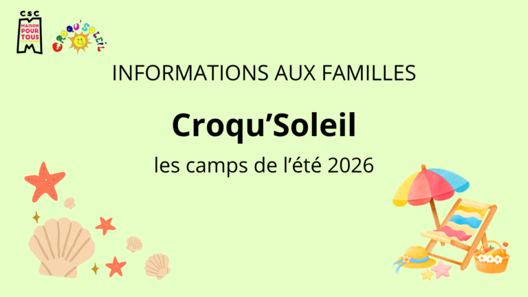 Lire la suite à propos de l’article Les camps d’été de Croqu’Soleil (2026)
